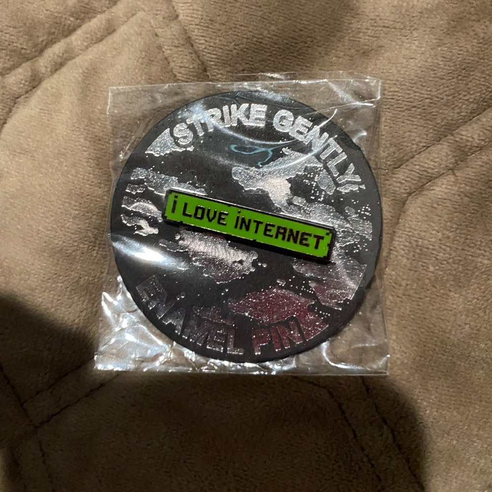 Enamel Pin - Black and Green